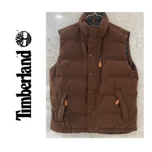 TIMBERLAND {S} Puffer Vest Brown Down
